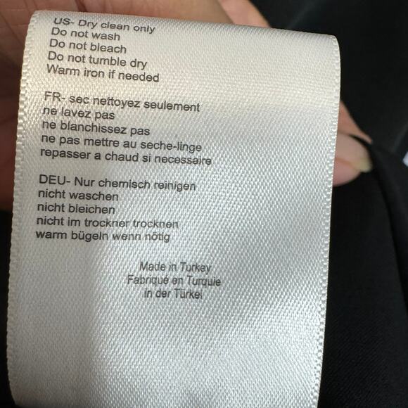 Anine Bing Silk Shift Mini Dress Ruffle Hem Romantic Casual Wardrobe Staple XS - Picture 13 of 13